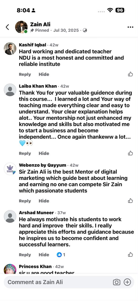 Student feedback