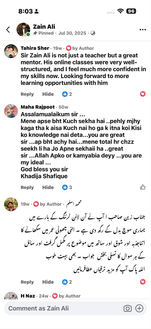 Student feedback