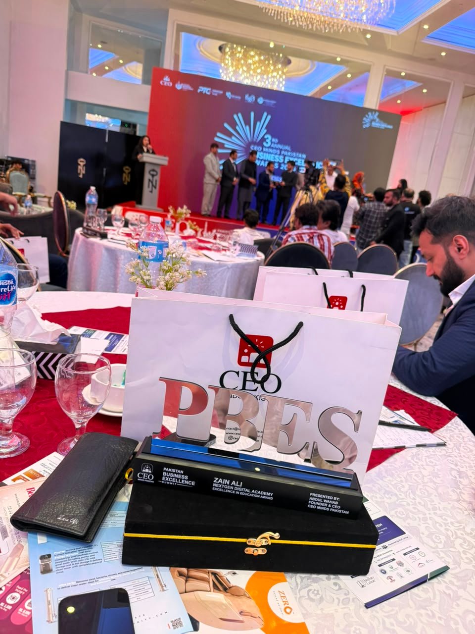 Award event photo